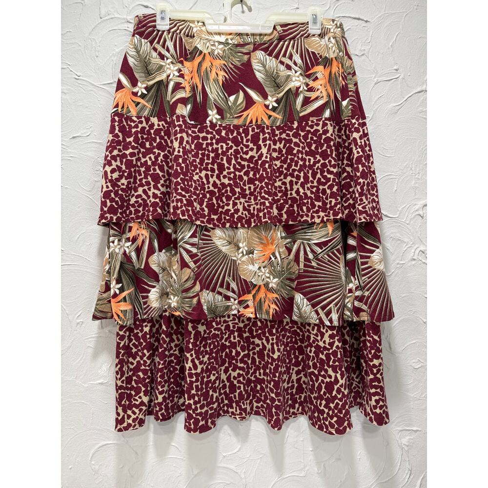 Floral Skirt with Lining - Women's Size‎ 10/20WP
